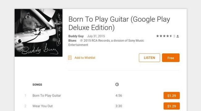 Fotografía - [Alerta Trato] de Buddy Guy 'Born To Play Guitar' Álbum de Blues (Google Play Deluxe Edition) es libre para descargar
